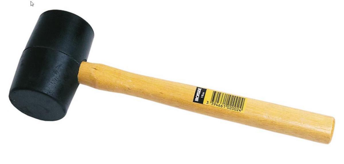 Gummiklubbe Ironside - Gummiklubbe treskaft Ironside 60mm 530g 102002