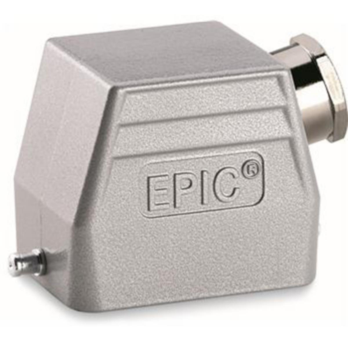 EPIC® Serie H-B for kabel, Sideinnføring, 1 bøyle - Plugg 6pin Side for M25