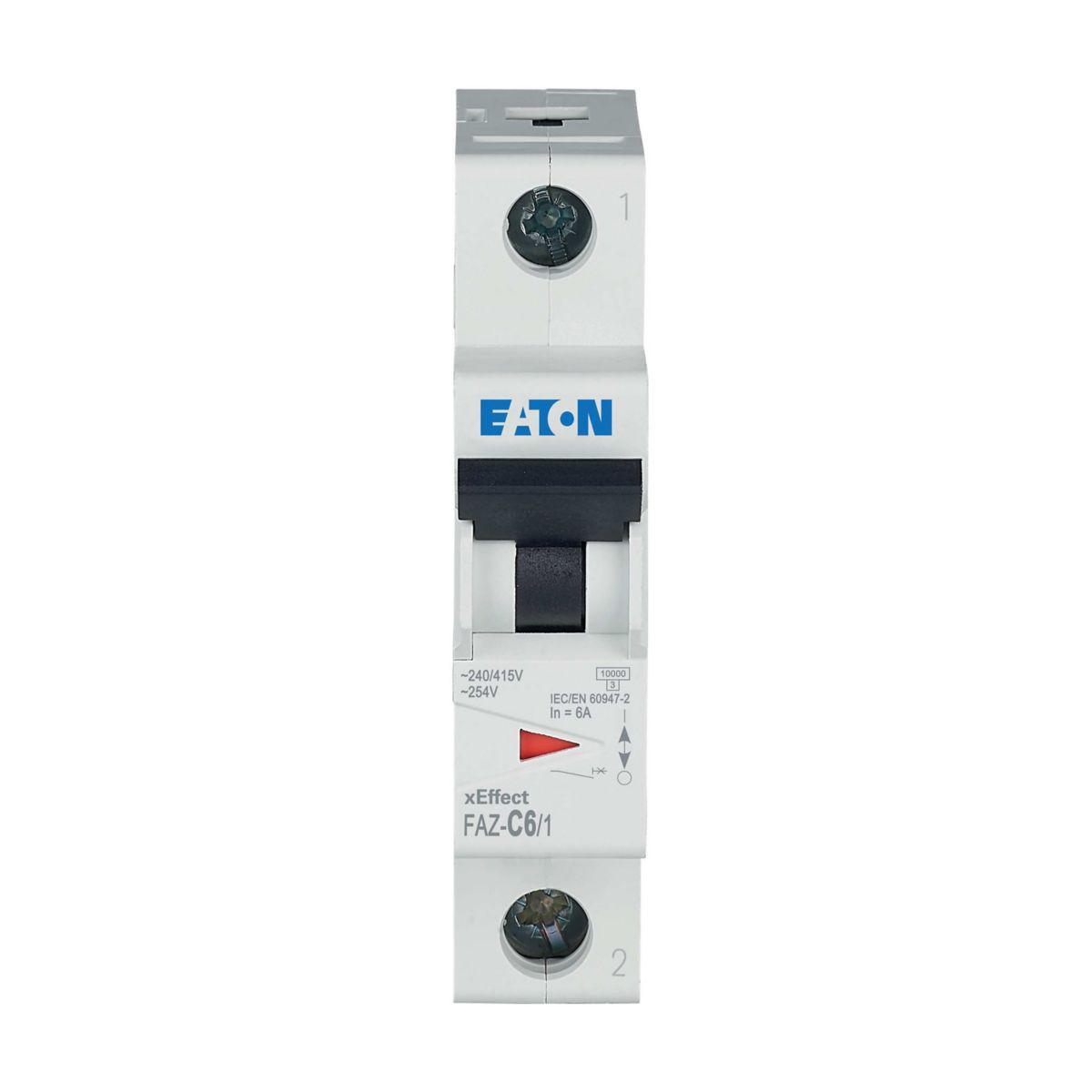 Elementautomat Eaton C FAZ - INDUSTRIAUTOMAT 6A 1P/C