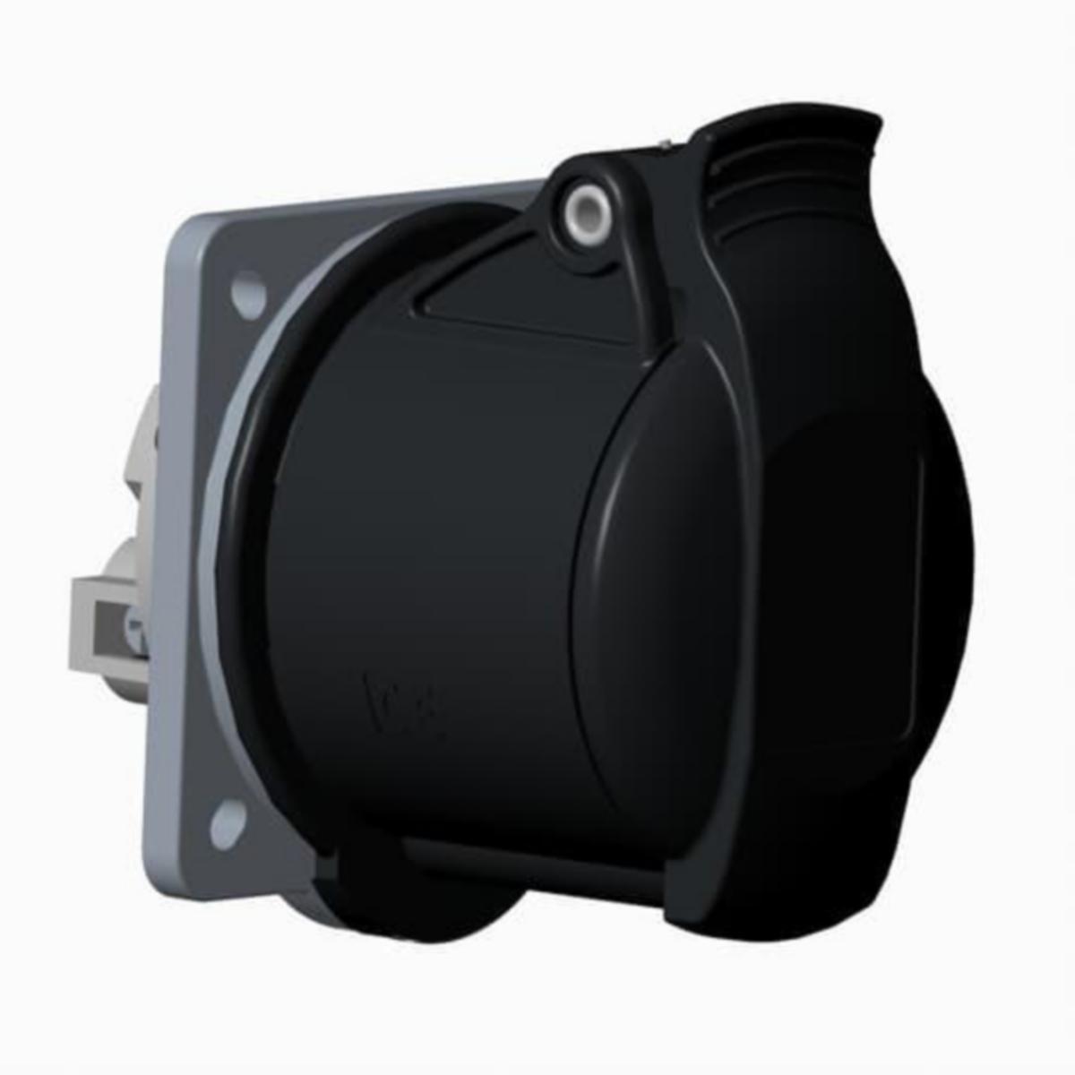 Stikkontakt industri innfelt AUE Amphenol - IPS AUE 316R7 IP44 Elling 16A