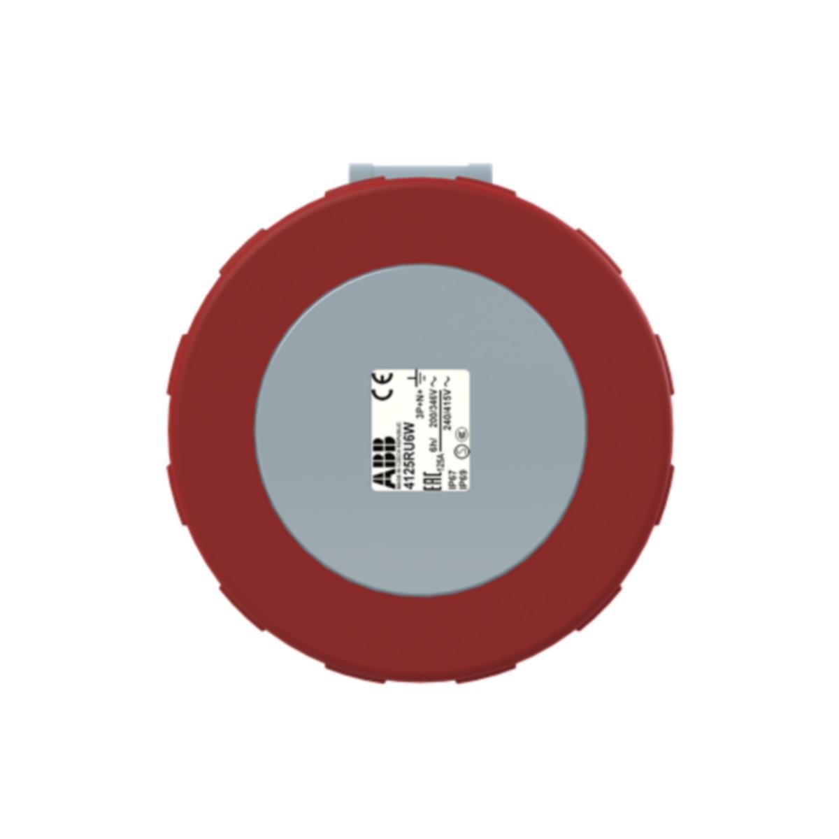 Stikkontakt for innfelling CUV Amphenol - IPS T&S CUV 4125RU6W IP67