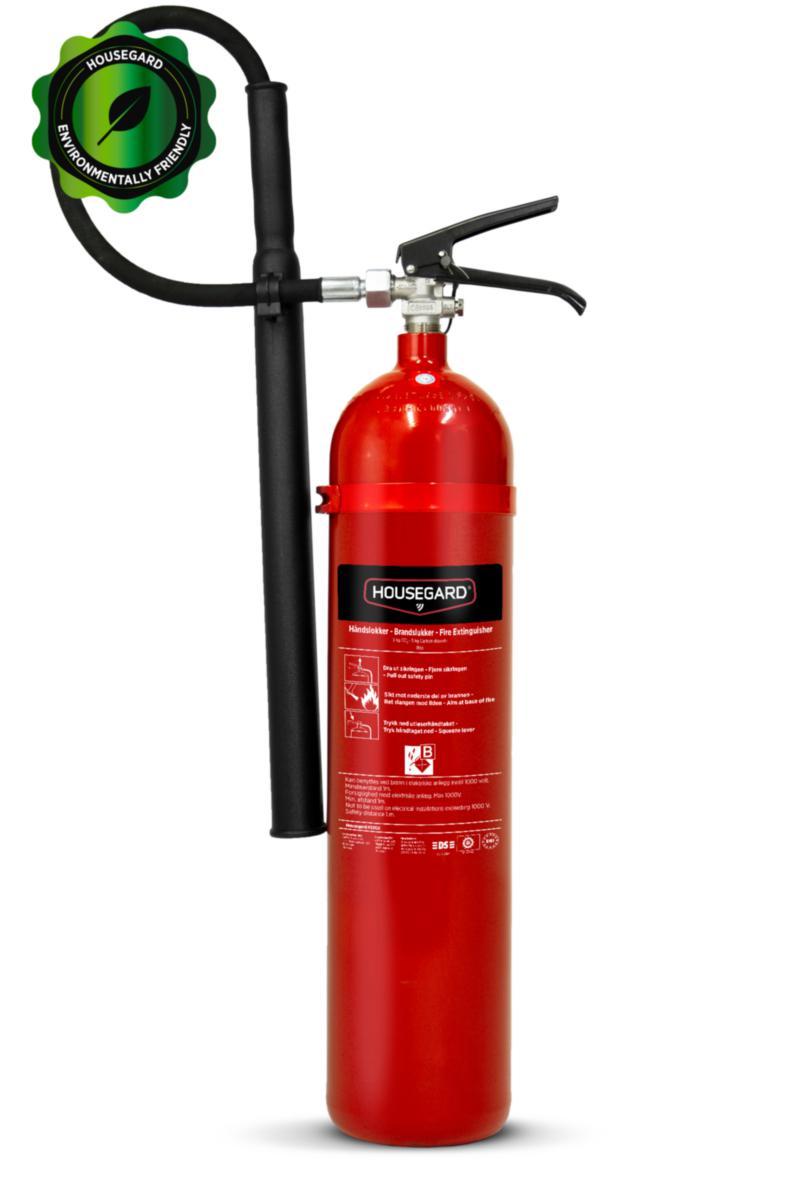 Brannslukker Housegard Co2 B 5kg - Brannslukker Co2 K5TGX Housegard B 89B 5kg