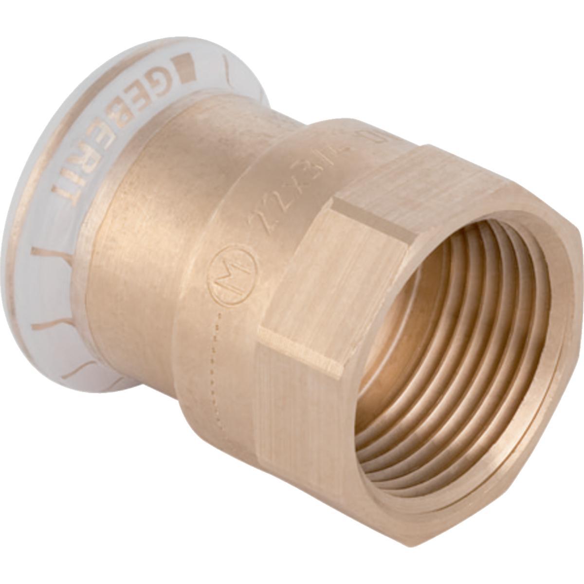 Overgangsmuffe m/innvendige gjenger kobber, Mapress - 28mm x   1"kobb. muffe m/inv.g Mapress