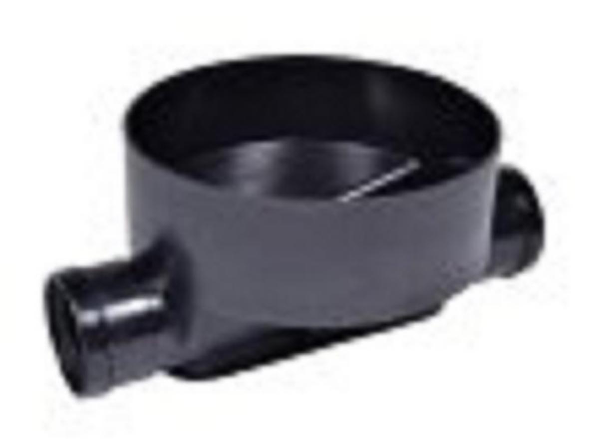 Stakekum T1, 425 rett Wavin - 250 x 425 mm stakekum T1 rettløp m/muffer og pakning