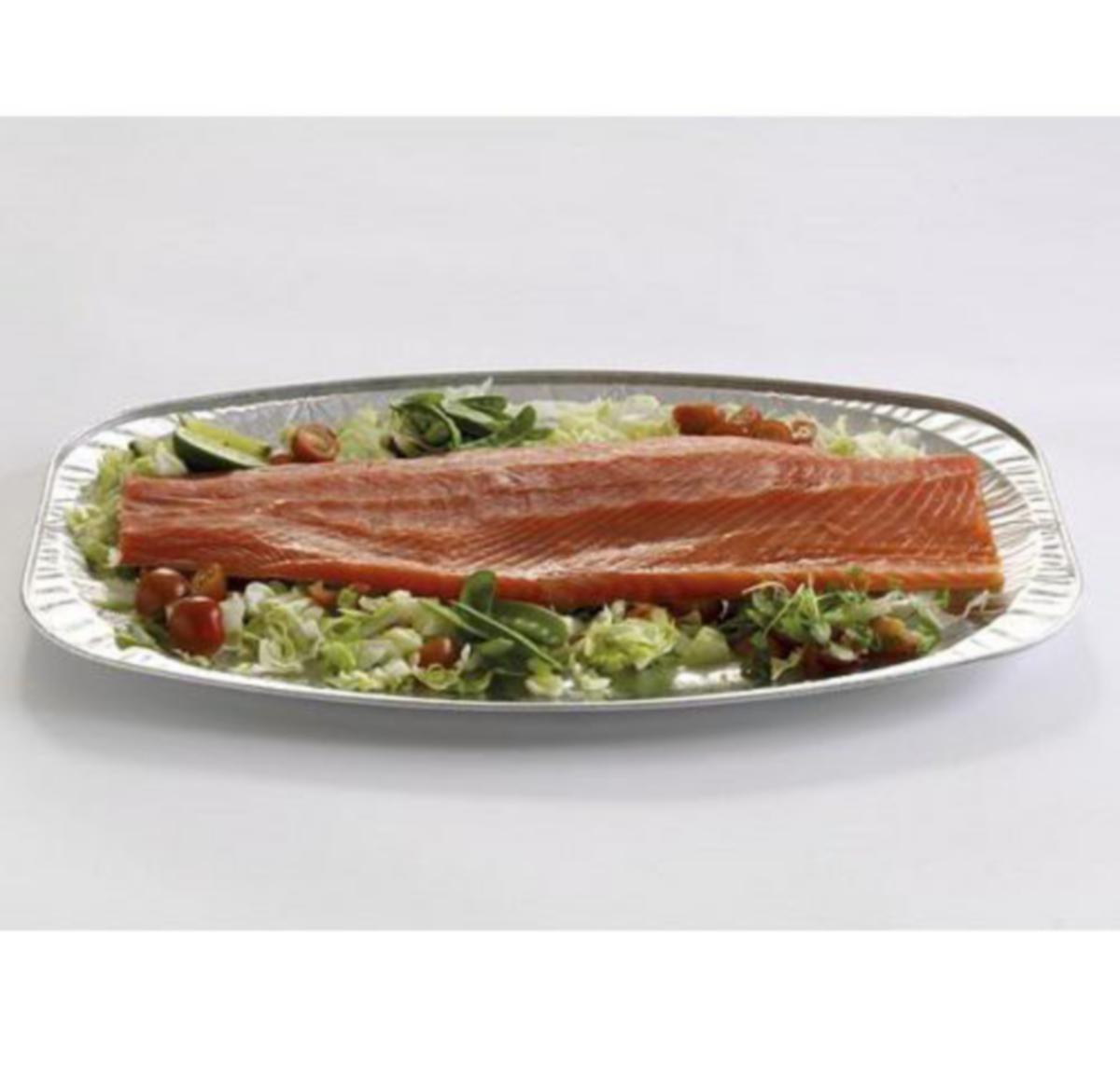 Aluminiumsfat PlusPack ovale - Aluminiumsfat Oval 2,1 liter PlusPack 548x359x22mm
