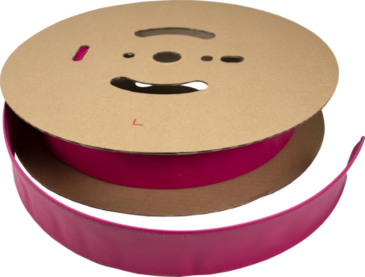 Krympeslange Melbye Tynnvegget, uten lim, rød, på rull - Krympesl. rød 39-12 mm CPX300