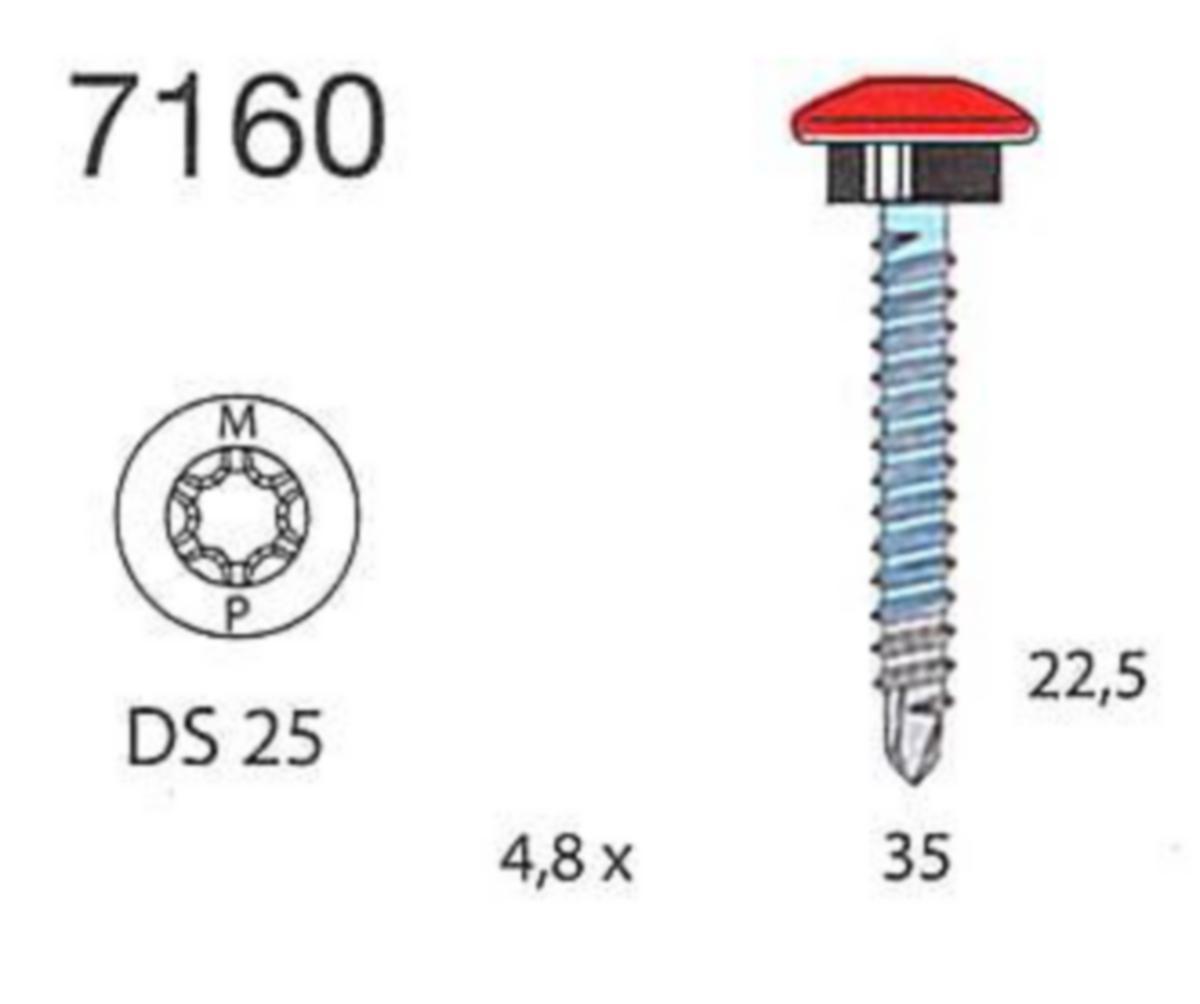 Mage Skrue PMJ Farmer Rustfri UFO - Mage Skrue Farmer Rustfri UFO PMJ 4.8x35 RAL9011/Sort 250pk
