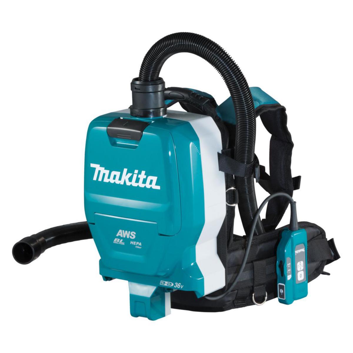 Støvsuger Ryggsekk Makita DVC265ZXU Solo - Ryggstøvsuger DVC265ZXU Makita 2X18V Solo