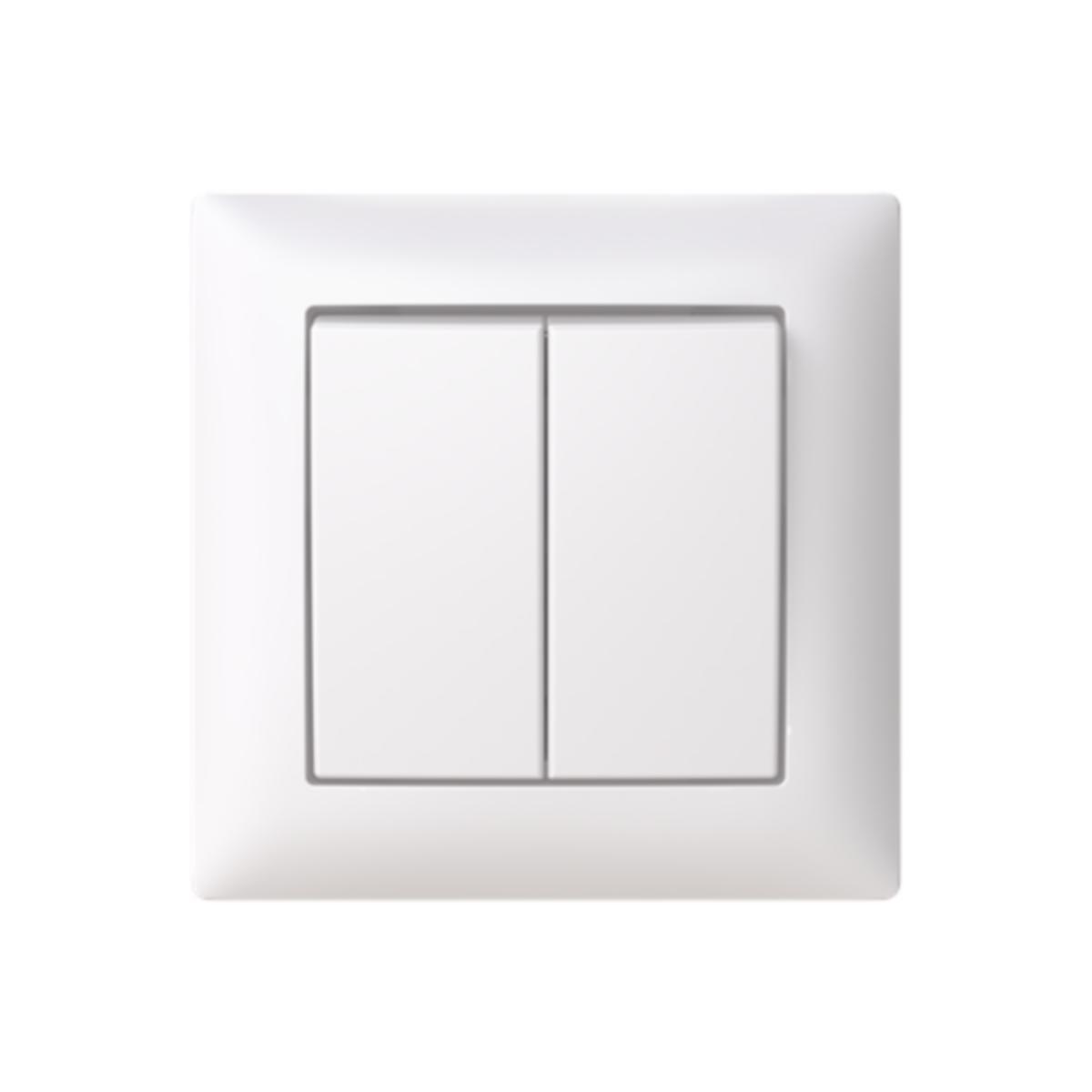 Bryter Innfelt 5 Kronevender m/Ramme ABB Saga - SAGA BRY 5 INNF KRONEVENDER M/ 