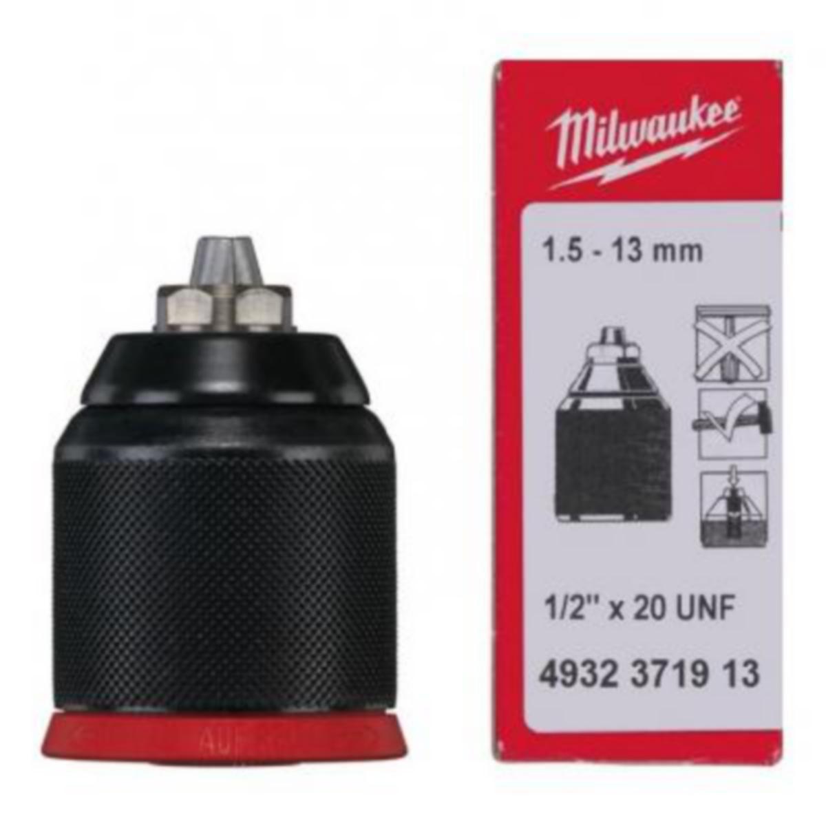 Chuck Selvspennende FIXTEC 1,5-13 1/2 - Chuck Fixtec selvspennende Milwaukee 1.5-13mm