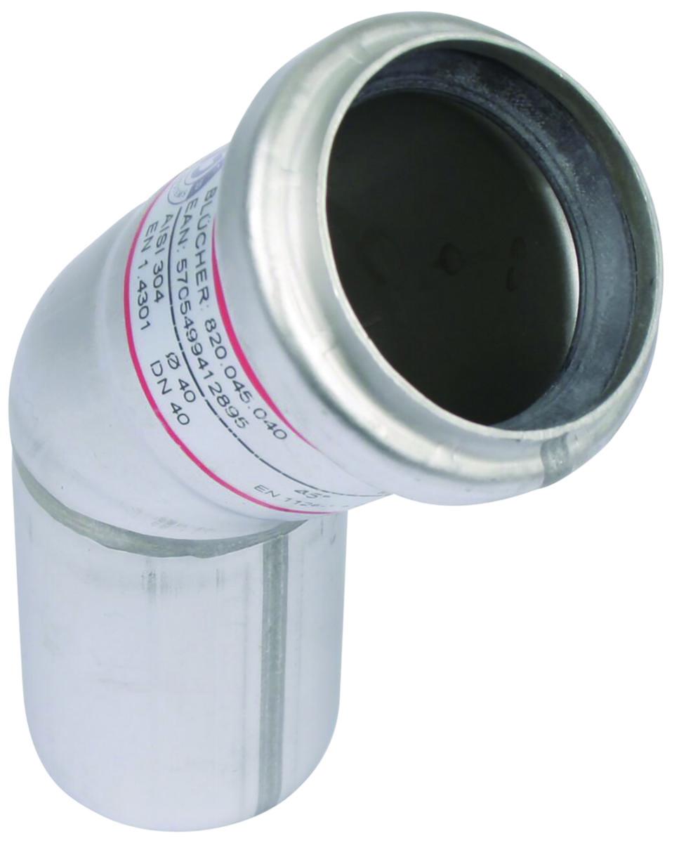 Bend 45°, AISI 316L, Europipe - 75 mm x 45' Europipe bend AISI 316L