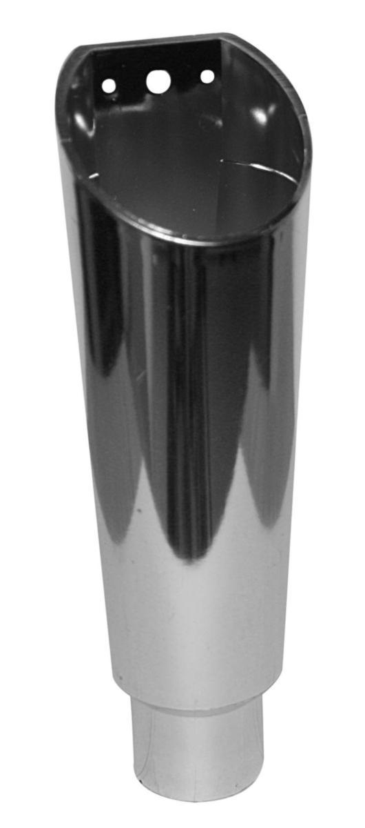 Vaskemaskintrakt smal modell med feste, Faluplast - 40 mm Vaskemaskintrakt smal Falu Vulk Forkrommet