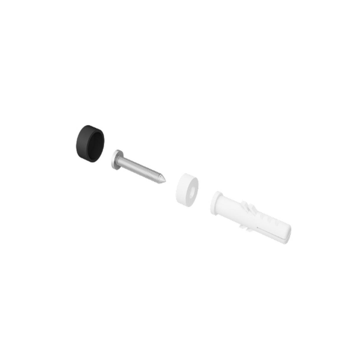 Skruesett vegg profilhylle Vivo a-collection - a-coll Vivo skruesett vegg profilhylle svart