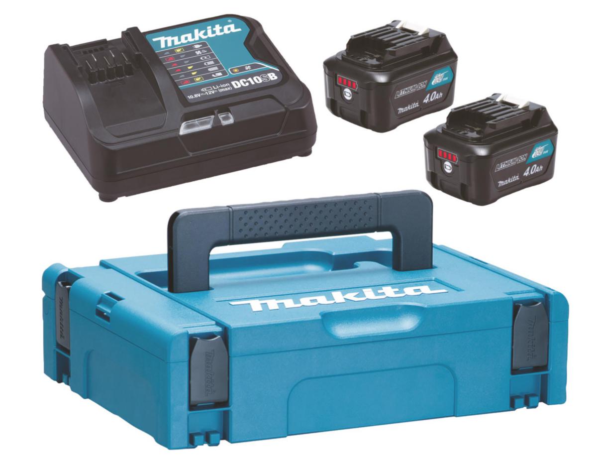 Batterisett Makita 2x4.0Ah Koffert - Batterisett Makita 2x4.0Ah Koffert