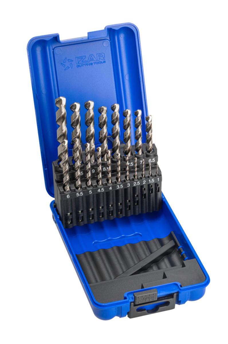 Borkassett 1466 HSSE 1-10 mm Izar - Borkassett 1466 HSSE Izar 1-10mmx0.5mm 1013 19pk