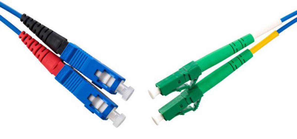 Fibersnor Melbye SM SC-LC - Fibersnor SM 2xSC-LC/A 2m
