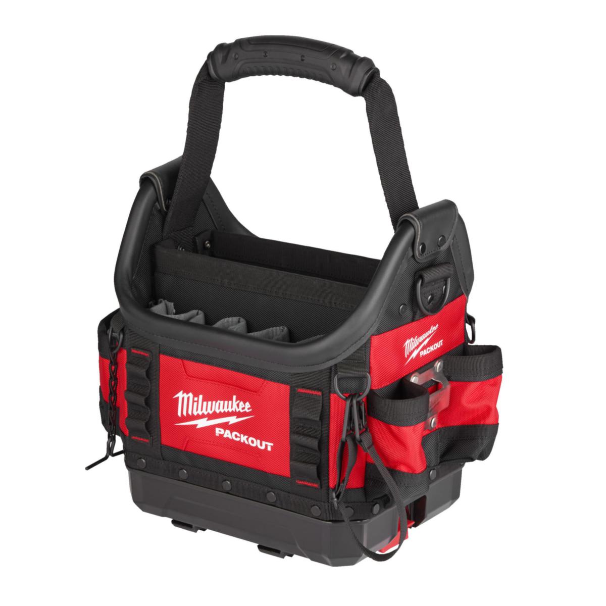 Verktøybag Milwaukee Packout Pro 35 lommer - Verktøybag Packout Pro Milwaukee 25cm lukket