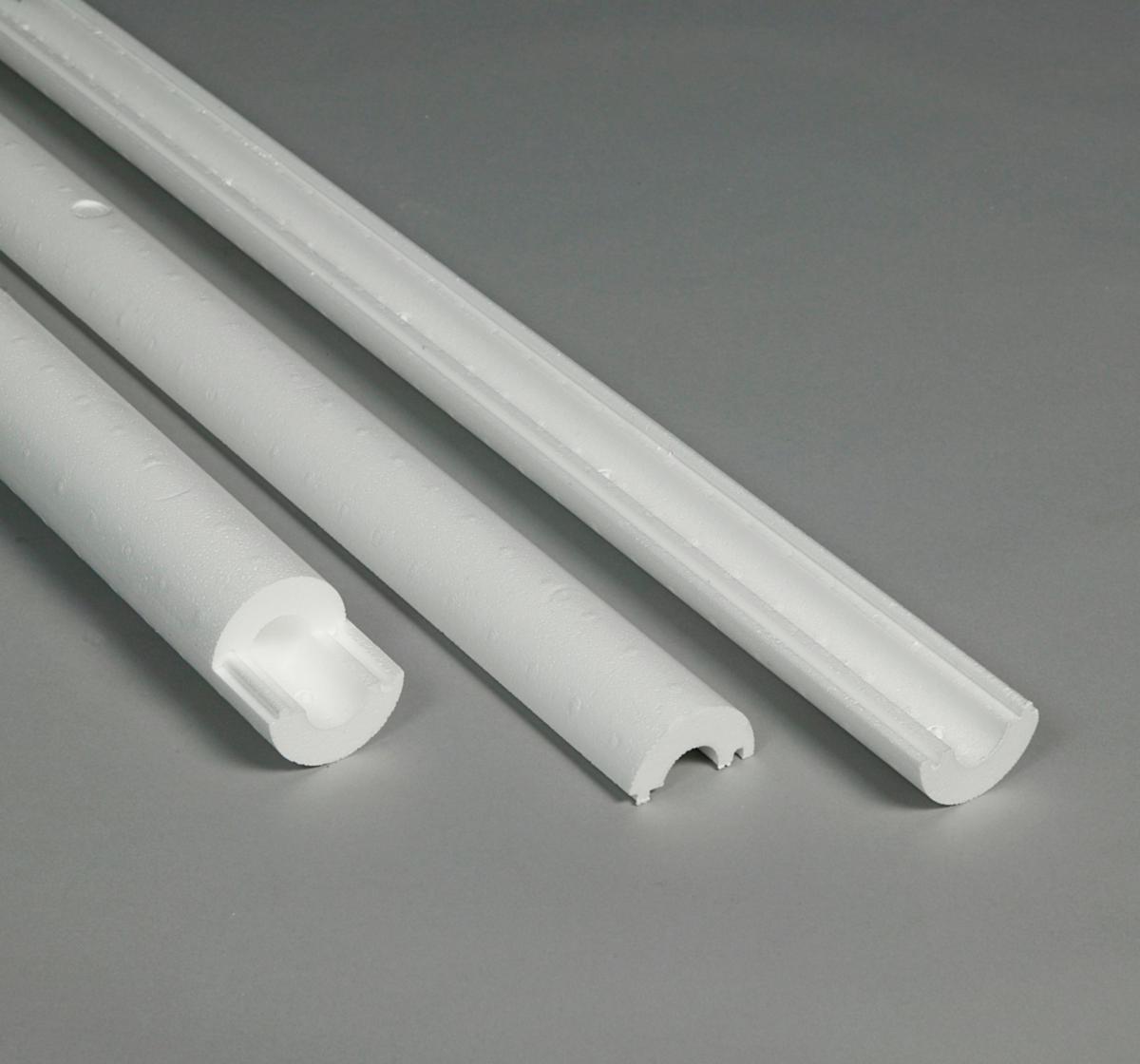 Rørskåler lengde 1 m Jackopor - 33 x 20 mm Jackopor skåler L=1 mtr (KRT: 92 stk)