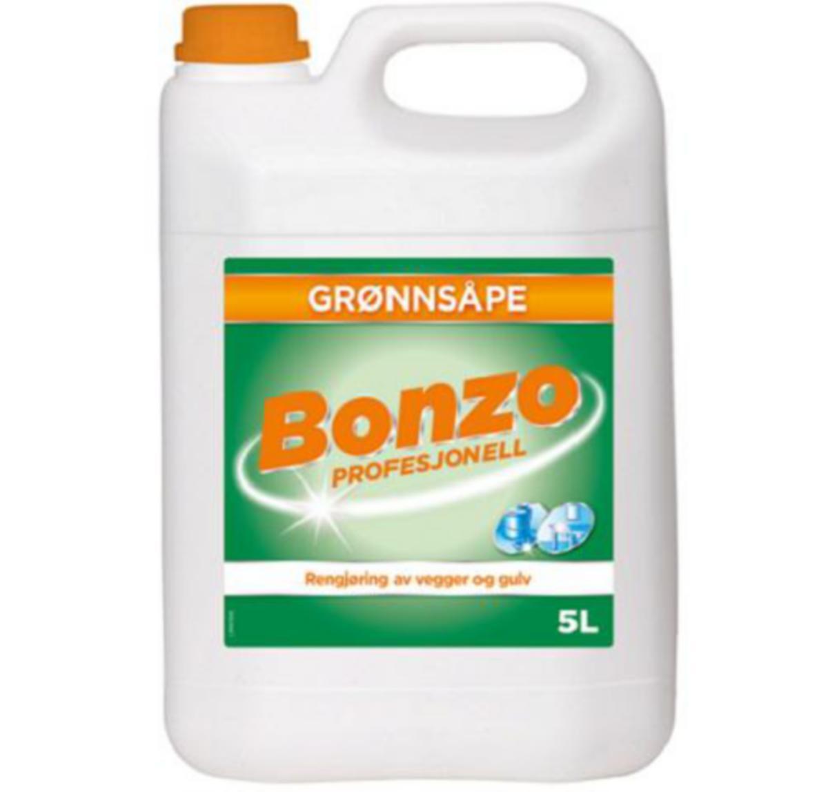 Grønnsåpe Bonzo Profesjonell - Grønnsåpe Profesjonell Bonzo L-4122 5L