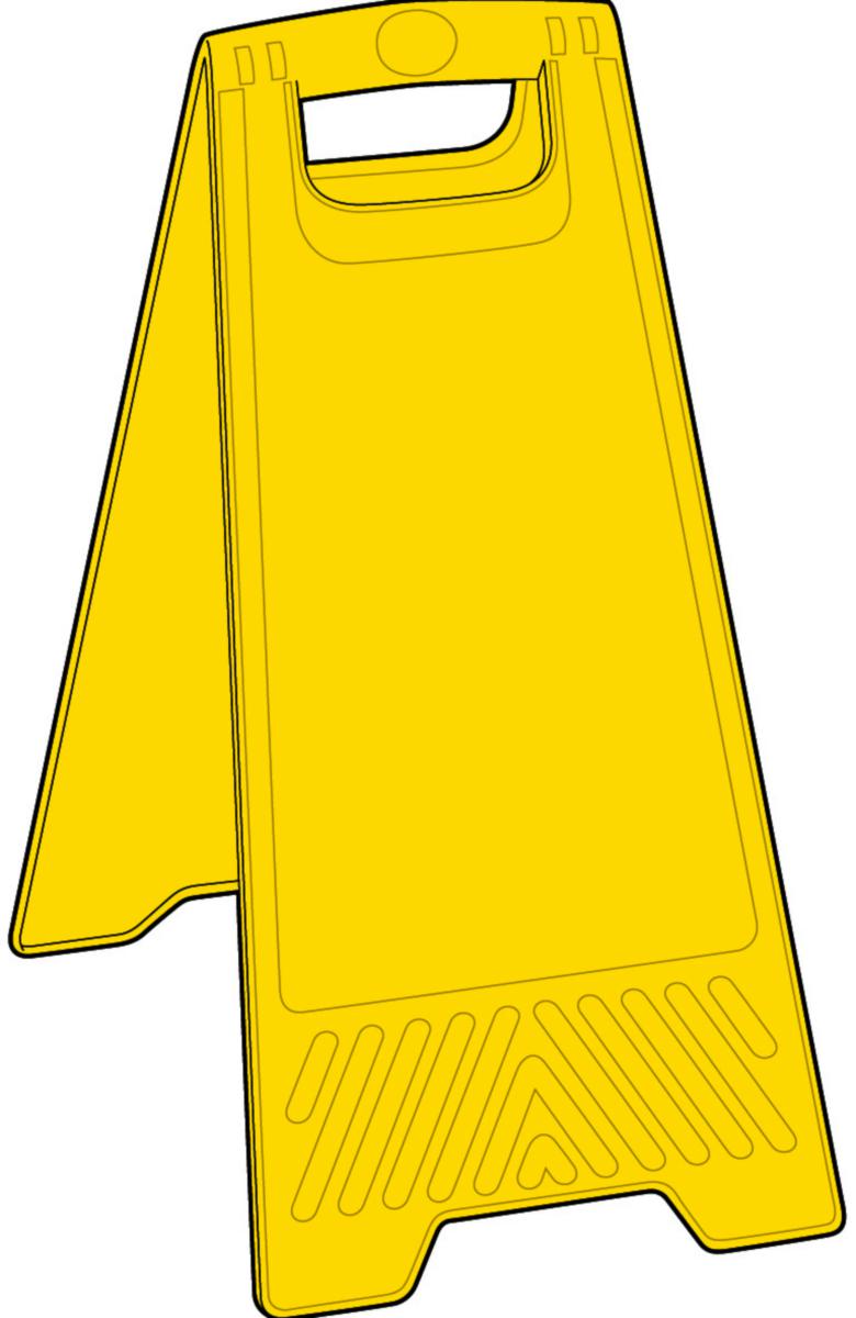 Skilt Systemtext Gulvskilt u/tekst/symbol - Skilt Gulvskilt u/tekst/symbol Systemtext 300x620mm Plast