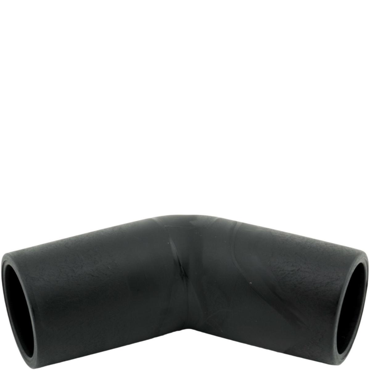 Bend langt 45° sprøytestøpt PE100 SDR11 HEL, GPA - 125 mm x 45° bend lang PE 100 SDR 11