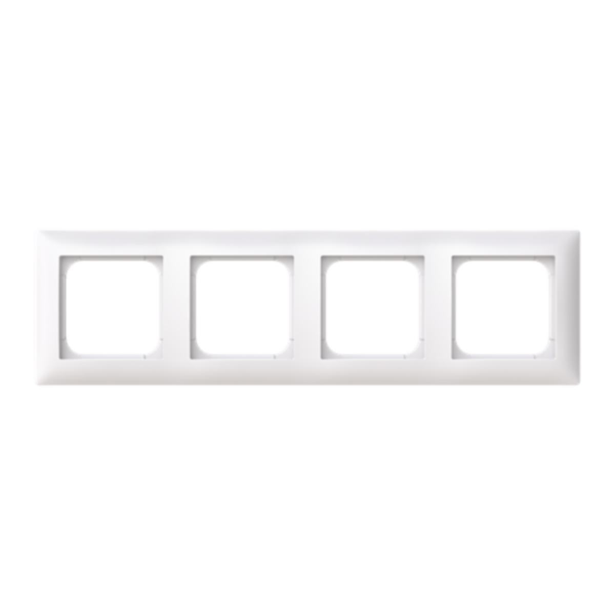 Ramme 85mm ABB Saga - SAGA RAMME 4-HULL 85MM