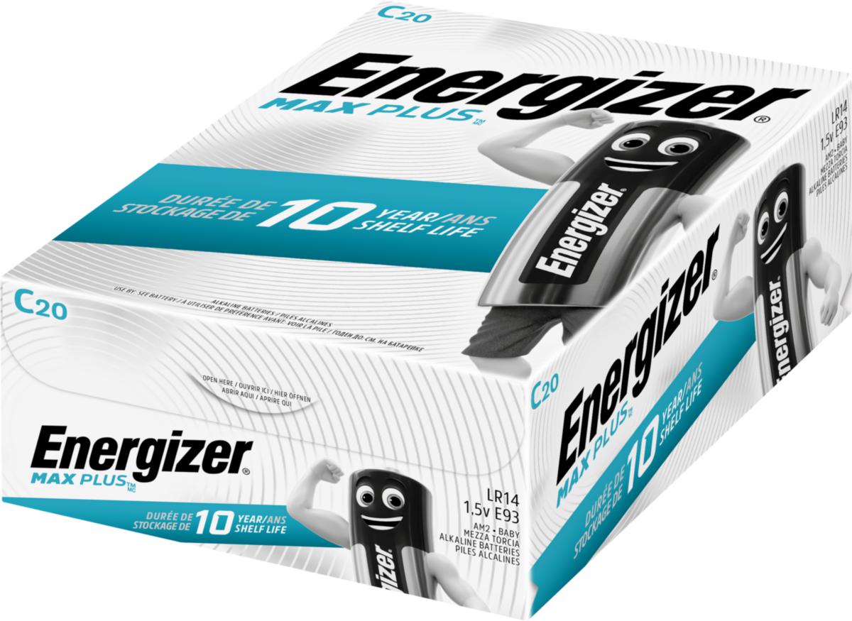 Batteri Energizer MAX C/E93 LR14 - BATTERI Max Plus C/E93 DP20