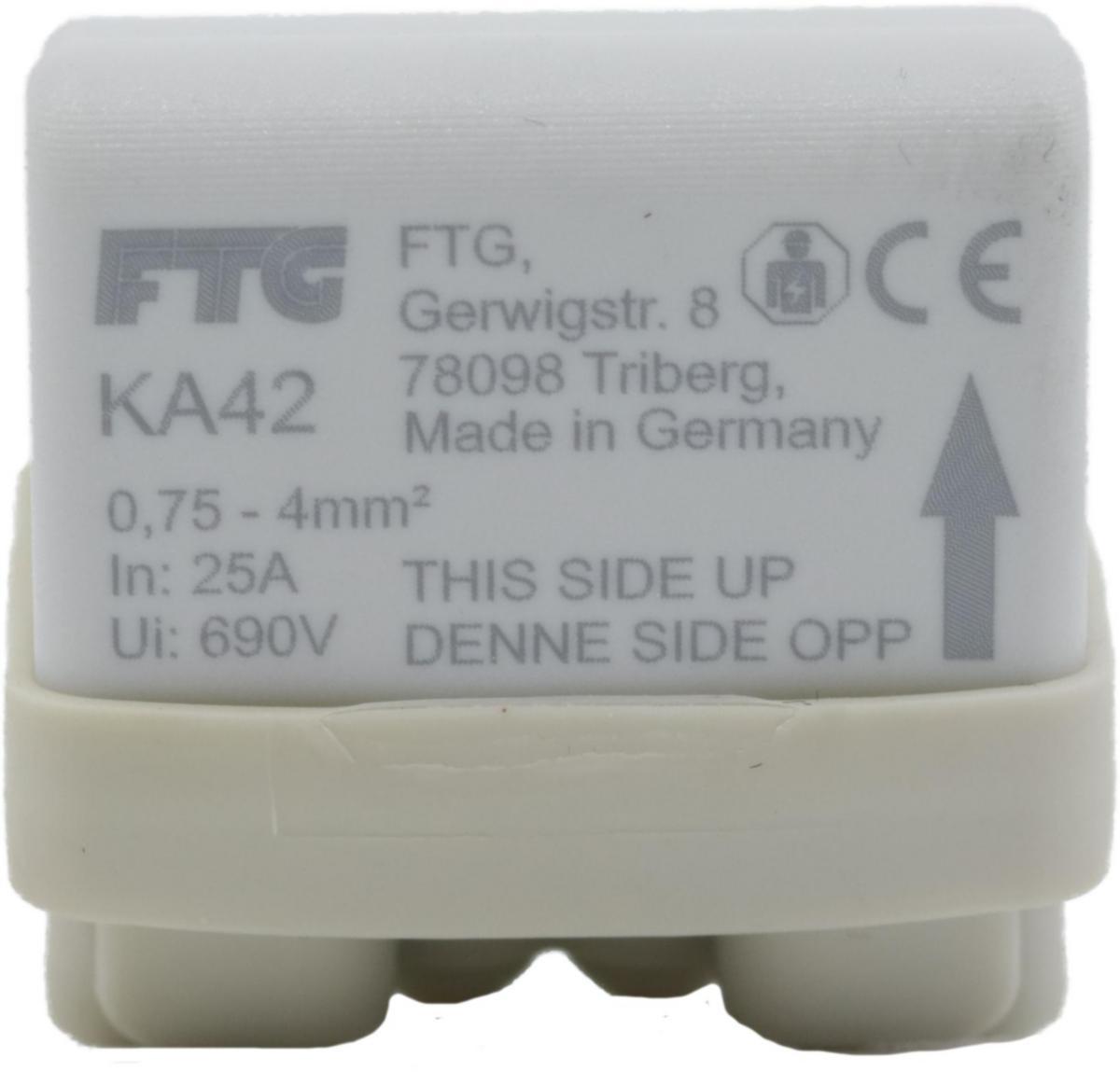 Koblingsklemme 2x0,75-4mm² Cu IP44 - Kobl.kl. 2x0,75-4mm² Cu IP44