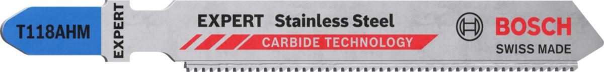 Stikksagblad Bosch T 118 AHM - Stikksagblad T 118 AHM Bosch Expert Inox 3pk