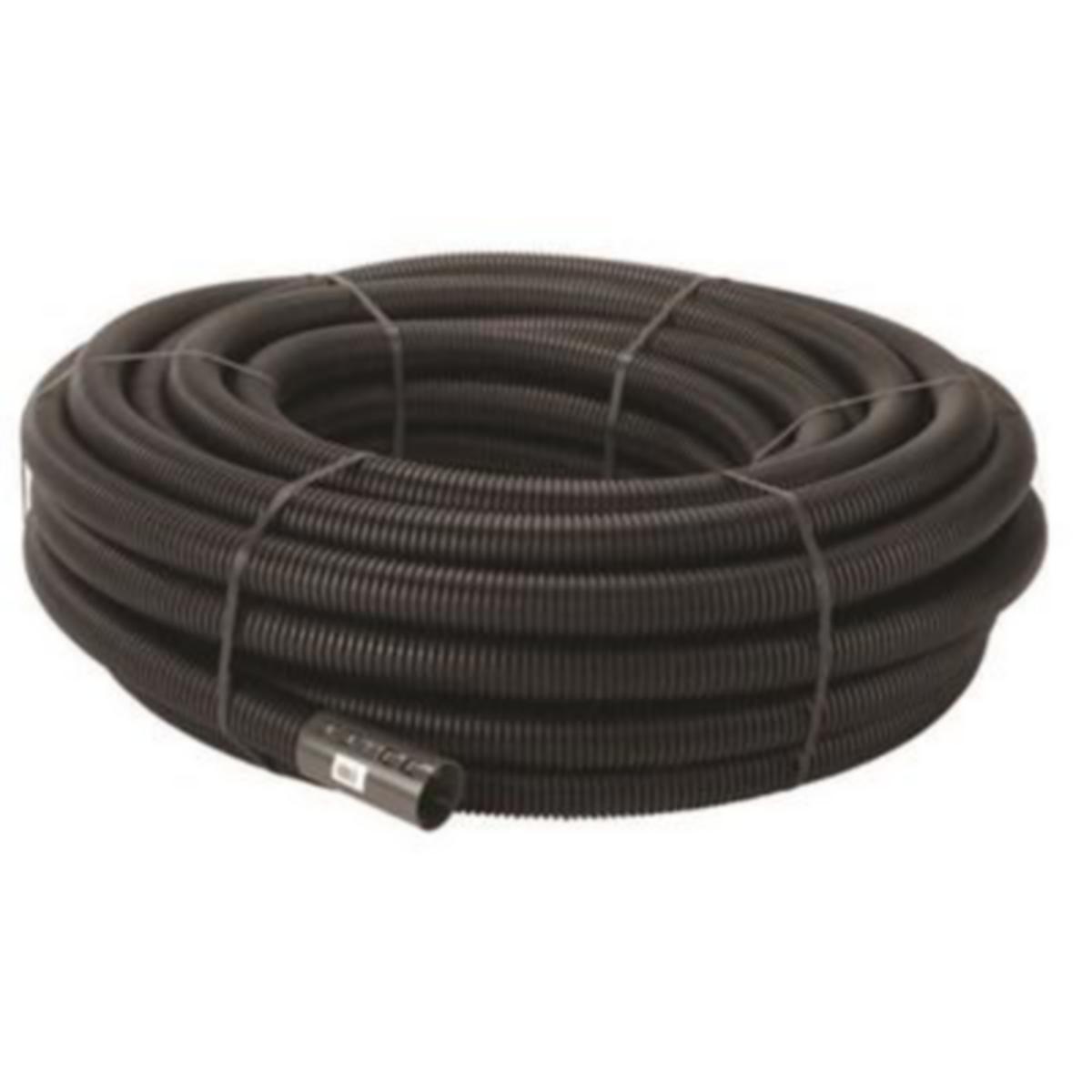 Drensrør korrugerte i kveil, tette, PE Uponor - 83/100 PE drensrør u/slisser kveil å 25 mtr. Uponor