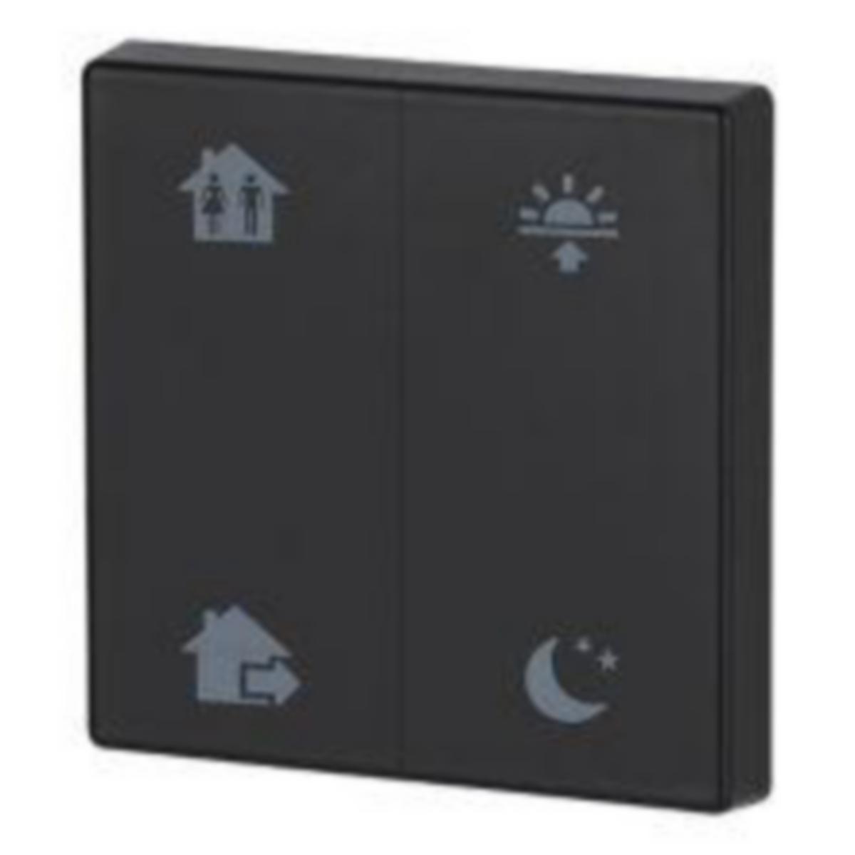 Vippe Eaton Senarioer - Matt sort dobbel.  scene vippe 