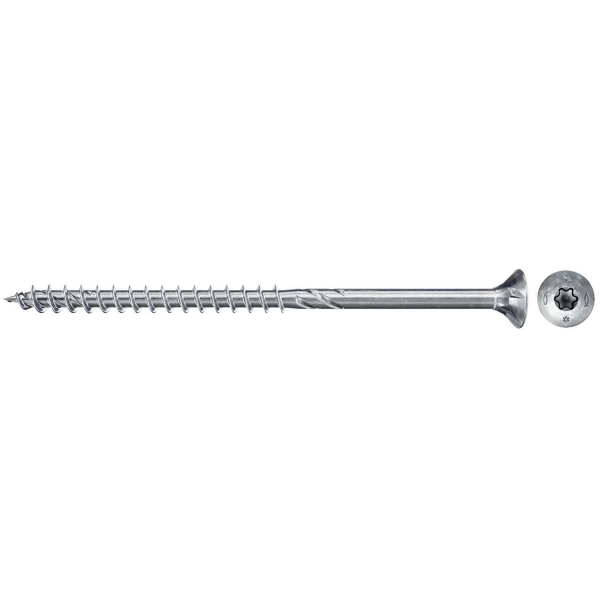 Treskrue fischer PFII Torx senkhode elforzinket - Treskr 5.0X80 EZ SH TX25 PFII elforz SH delgj. fischer 200pk