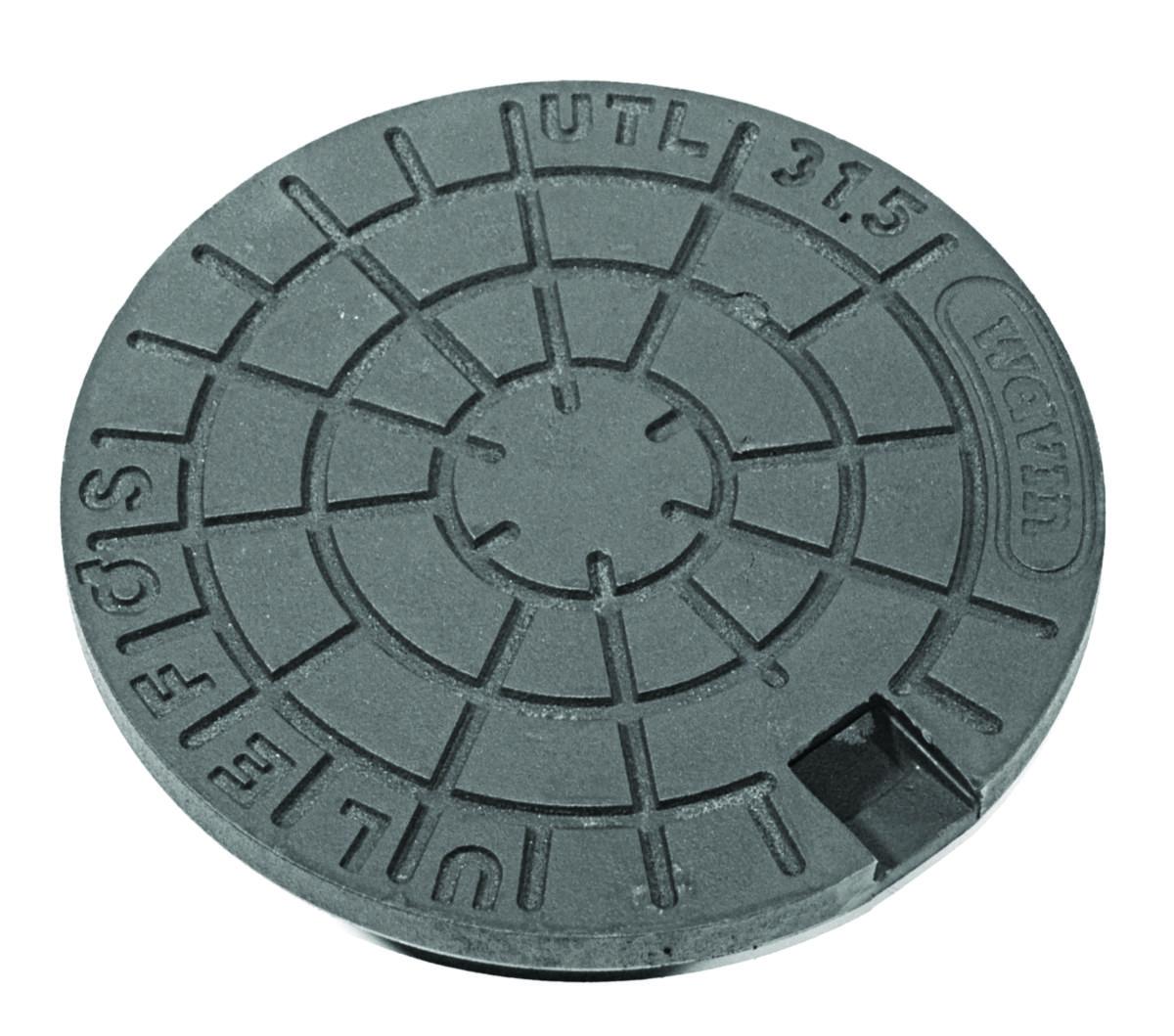 Kumlokk UTL-31,5 Ulefos - Ulefos låsbart tett lokk UTL-31.5 Wavin