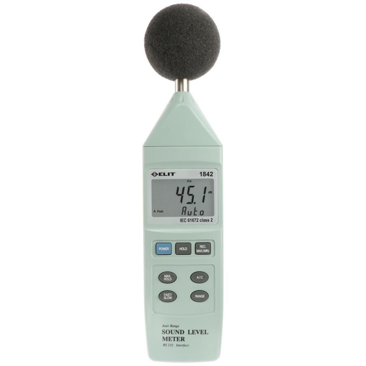 Lydmåler ELIT® 1842 - Elit 1842 Digital lydmåler