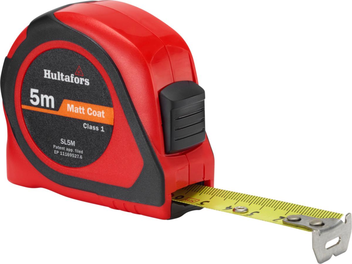 Målebånd Hultafors SL3/5 KL 1 - Målebånd Stål SL 5M Hultafors 5mX19mm kl.1
