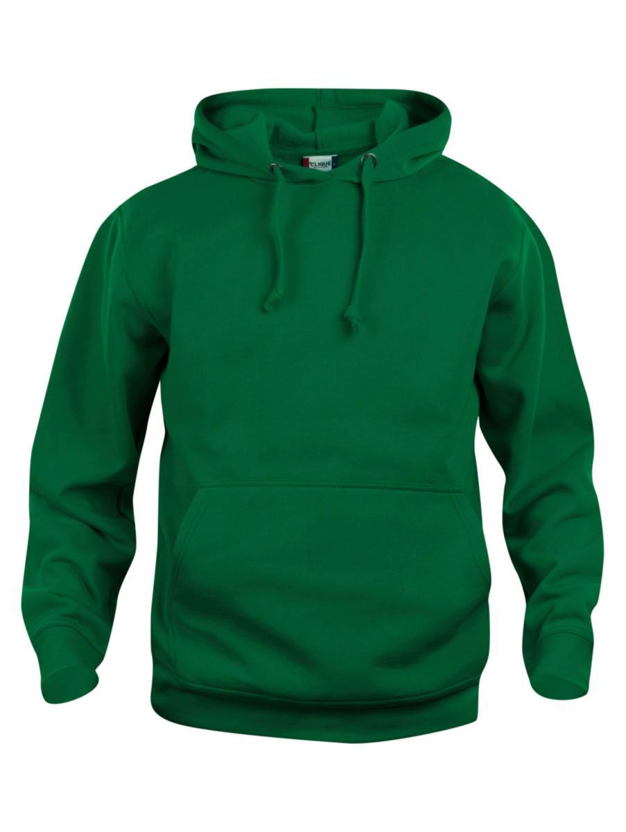 Hettegenser Clique™ Basic Hoody - Hettegenser Clique Basic Hoody Flaskegrønn str M