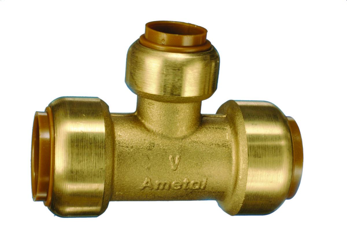 T-rør m/reduksjon i avstikk Tectite Classic - 15x12x15mm Tectite t-rør Classic