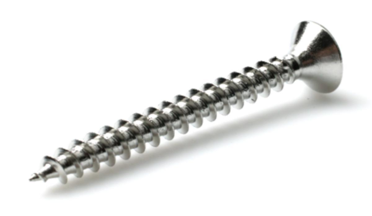 Treskrue TKFX VVS rustfri A2 - VVS skrue 5.0X50 A2 polert PZ VVS skrue rustfri linsehode
