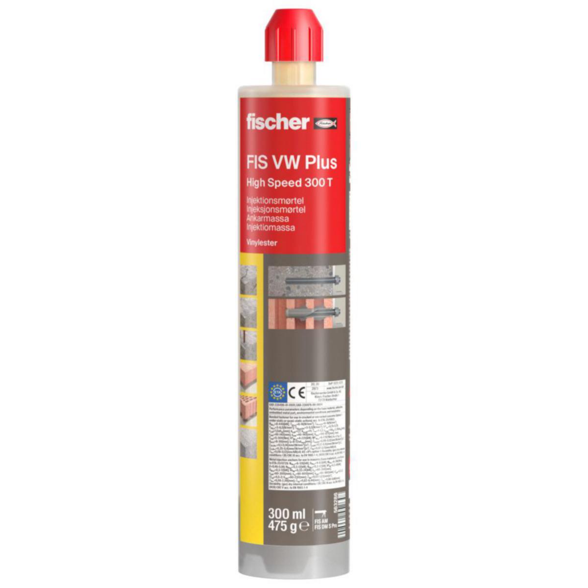 Forankringsmørtel fischer FIS VW Plus 300T - Forankringsmørtel FIS VW Plus 300T m/2 mixerspisser Fischer