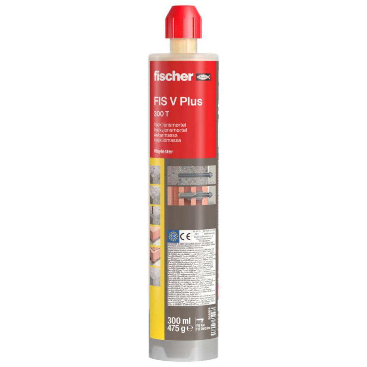 Forankringsmørtel fischer FIS V Plus 300T - Forankringsmørtel FIS V Plus 300T m/2 mixerspisser Fischer