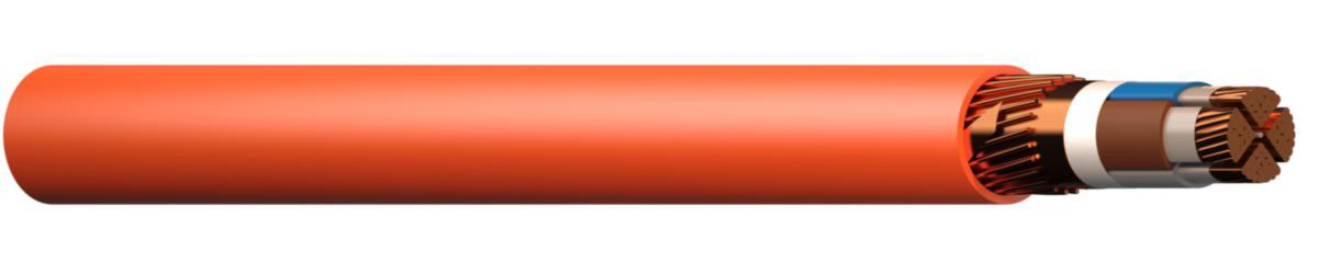 Installasjonskabel Draka BFSI-EMC 1kV FR - BFSI-EMC 1kV 3X35FR/16 T500