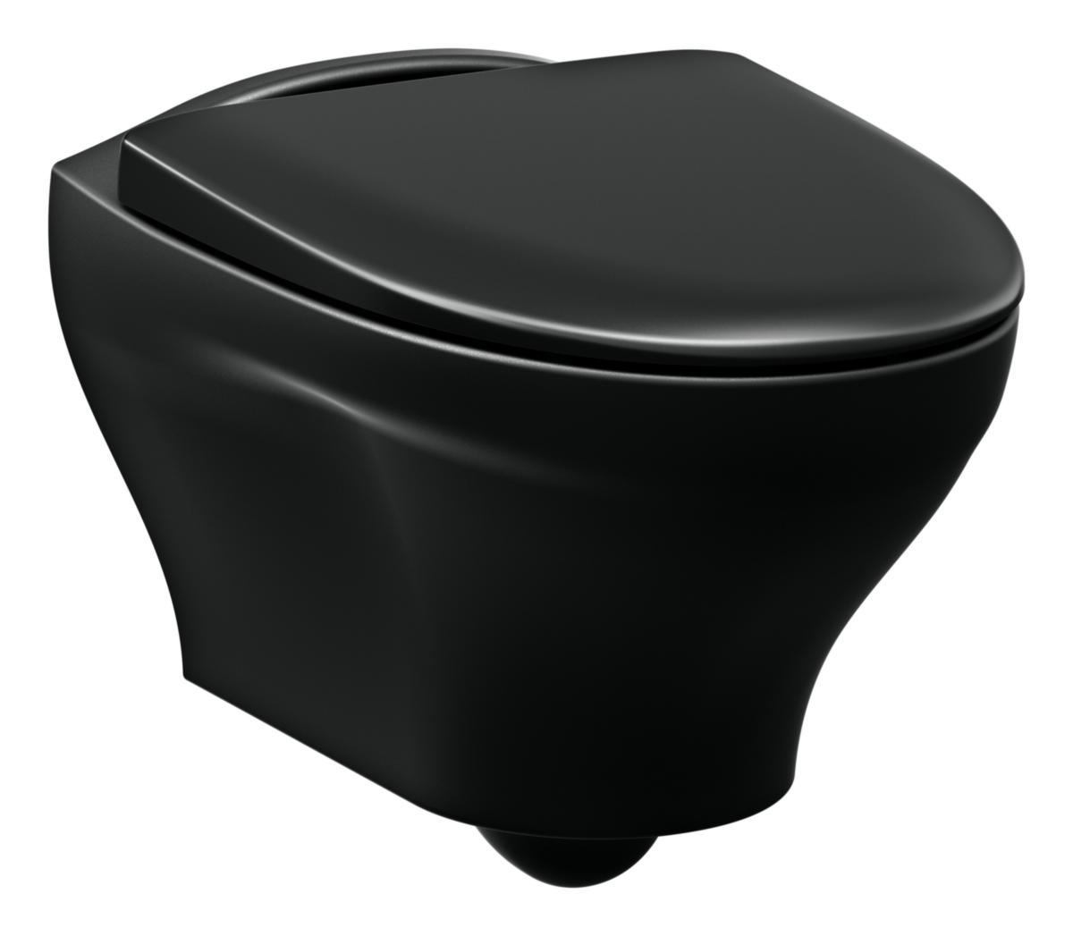 Veggskål Estetic 8330, Gustavsberg - GB Estetic veggskål 8330 matt svart sc-qr