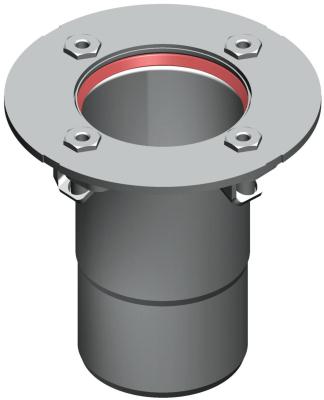 Låsbar rør gf for dekk ø110mm - gjennomføring med flens a...
