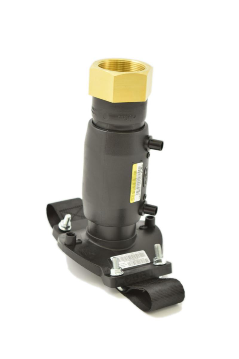 Elektro sadel med innvendig gjenge PE100 UDEL, GPA - 315 mm elektro sadel PE100 2" innv.gj.messing