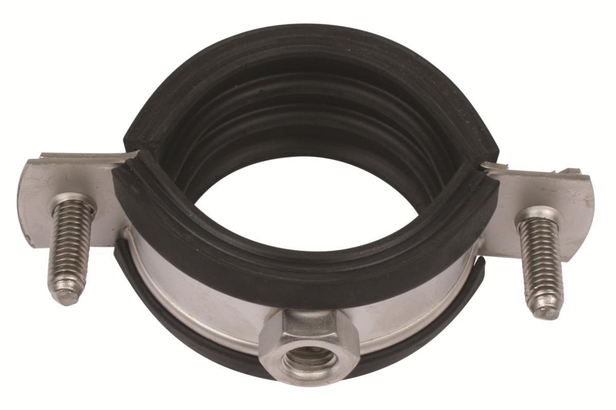 50 mm europipe rørklammer med gummi/bøyle aisi 316 - rørk...