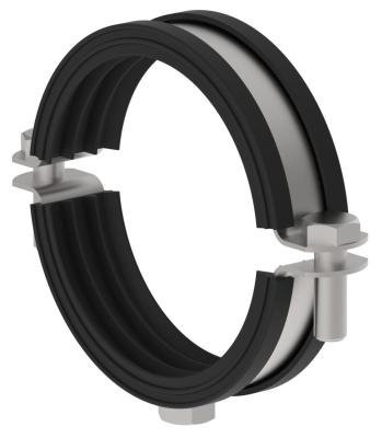 Rørbærer aisi316 ø75 mm - rørklammer med epdm gummi, aisi...