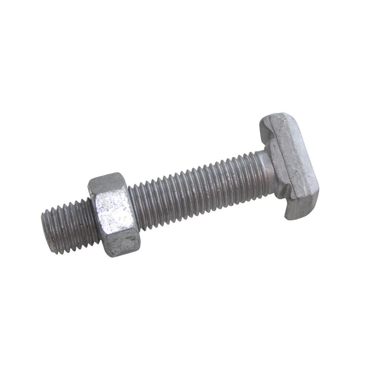 T-skrue HTB-41 - T-skrue HTB-41 M10X50 8.8 FZV Til skinne 41/22 Tannet