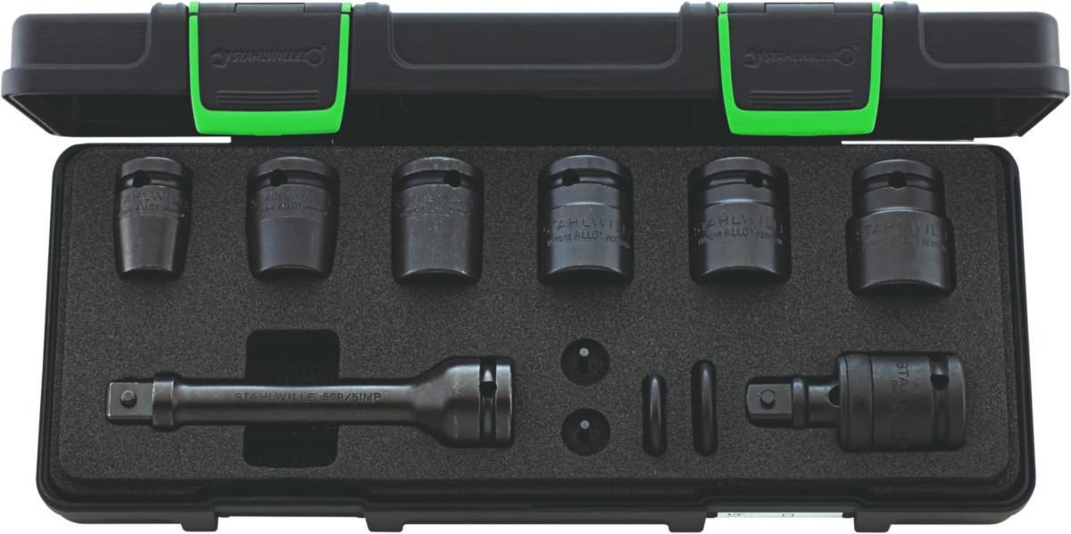 Pipesett Stahlwille 50IMP/6/2 1/2" 12-deler - Pipesett 50IMP/6/2 MM Stahlwille 1/2" 12-deler