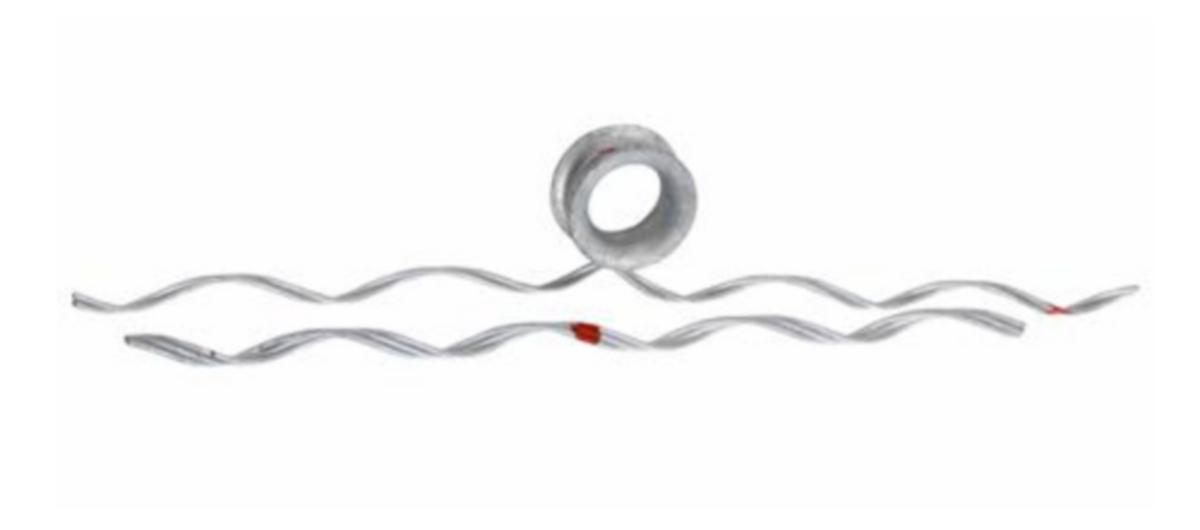 Mellomfeste Linjeservice ADSS/AGS - Mellomfeste arm 17,5mm ADSS Mellomfeste ADSS 17.5mm G144-G