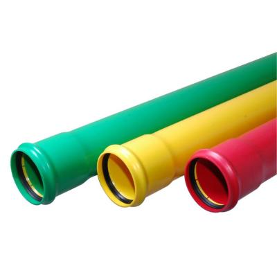110 x 3.2 mm PVC røde kabelrør lgd. = 6 mtr. Protectline SN8
